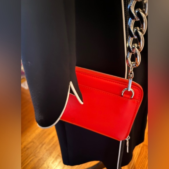 Phase Eight Black Ponte Dress w/ White Contrast Piping | UK 10 / US 6 - Picture 3 of 7